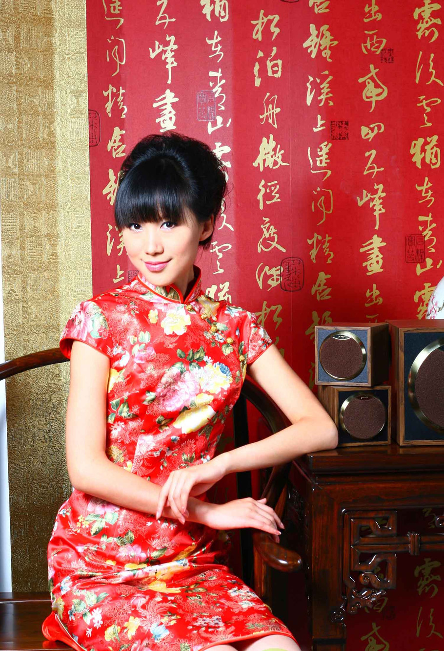 【旗袍美女 】美丽新娘 - 秋叶 - 