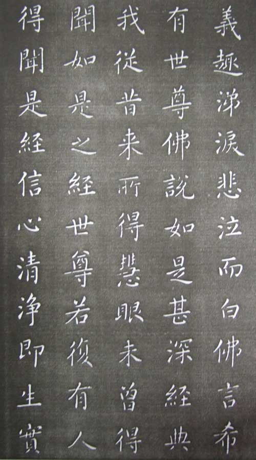 康熙完美手书 金刚经全本 - 温柔细雨 - 一丝小雨盈盈而落......