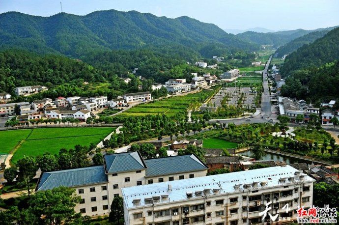 航拍毛主席故居鈥斺斏厣