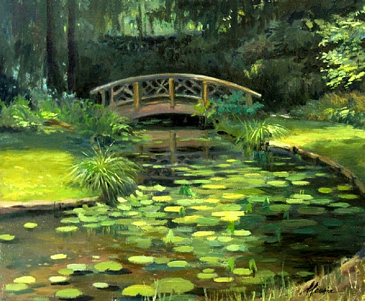 加拿大 Lili Anne Laurin 的风景画欣赏（横） - 韵湖佳境 - “韵湖佳境”欢迎您