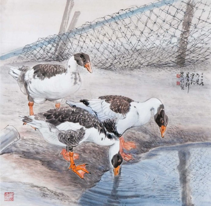 花鸟世界梦亦香│台湾国画大师黄明贤作品。 - │Icê Blüe│ - ∑xtent°∧rt，2011