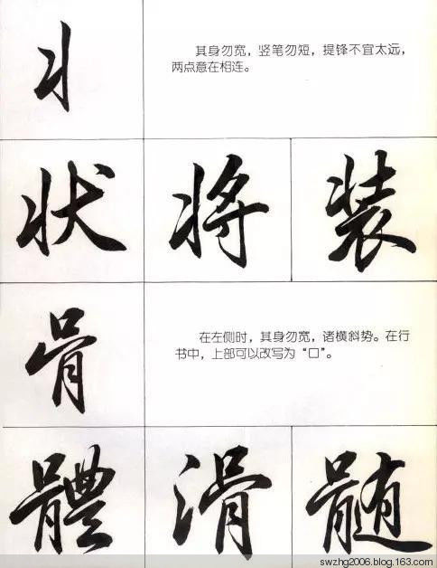 绝佳版本的《行书笔法图》 - 开心 - 开心的博客