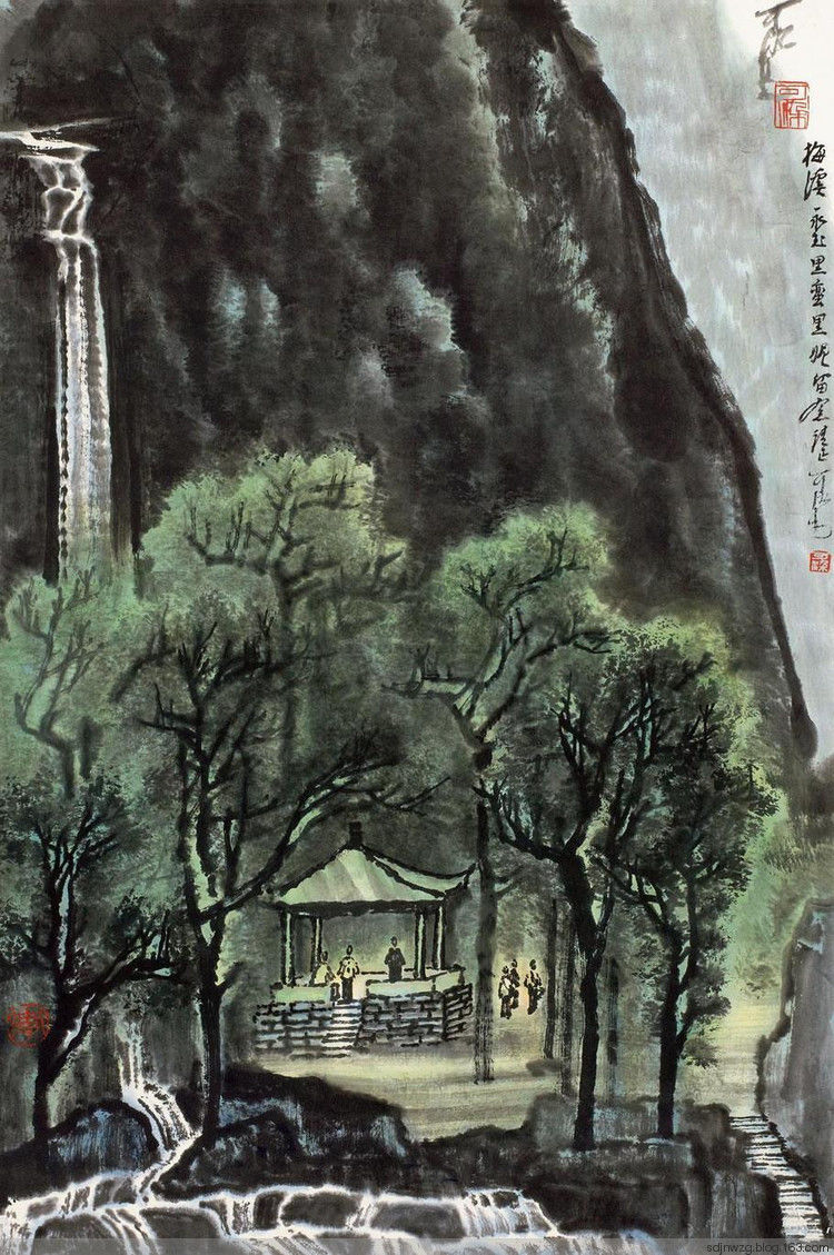 中国著名书画家1500幅作品赏析（一） - sdjnwzg - WZG的博客