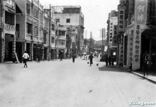 1930年，梧州的主街道.jpg
