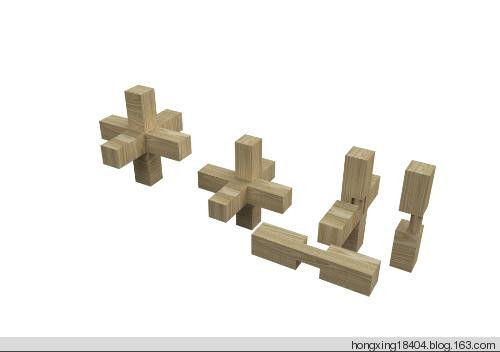 中国的难题 鲁班锁 华容道 -  红杏 - 红杏