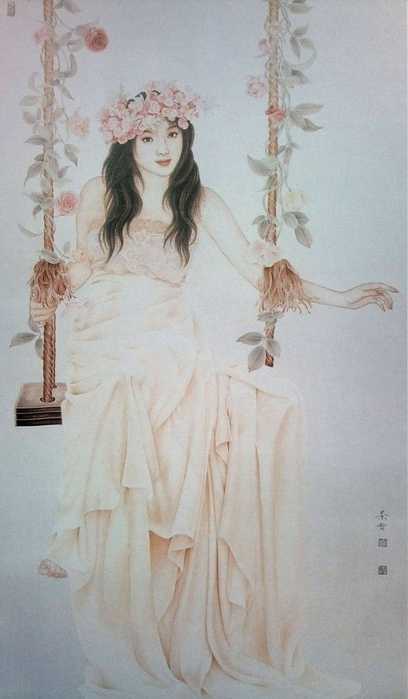 中青年艺术家 崔景哲［浓墨重彩］工笔人物画 - 石墨閣 - 石墨閣