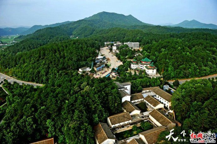 航拍毛主席故居鈥斺斏厣