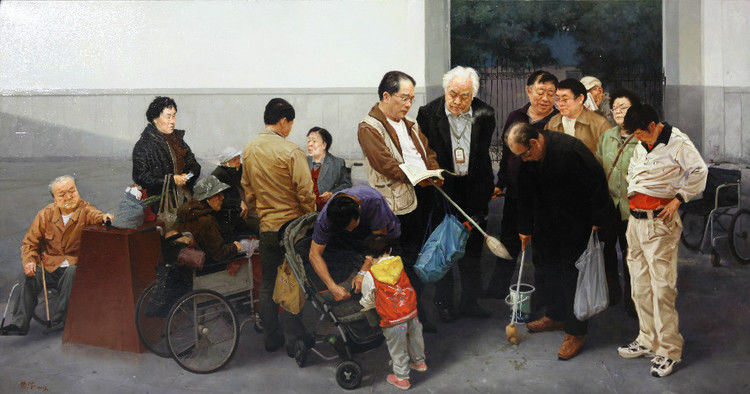 油画家：张学〖和风三月〗 - 石墨閣 - 石墨閣