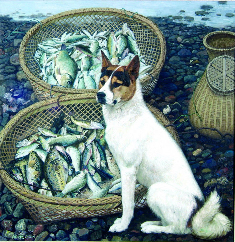 人体油画：何绍教作品 - 玉郎 - 心有快乐事 分享有缘人