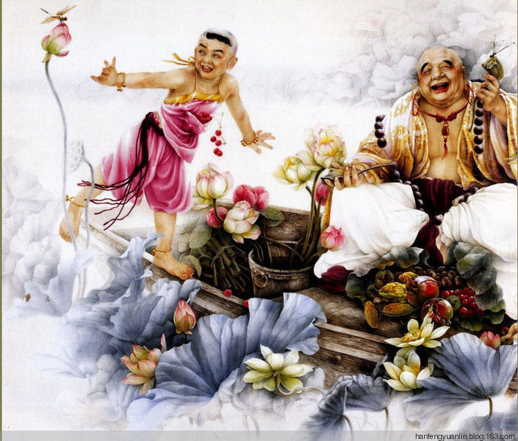 纪淑文、邱皓 、邱月母女工笔作品(1) - 山野村夫 - 山野村夫