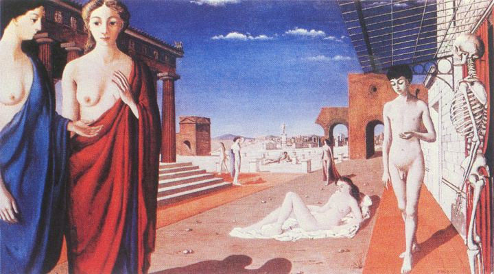 比利时艺术家 保罗·德尔沃  Paul Delvaux - 石墨閣 - 石墨閣