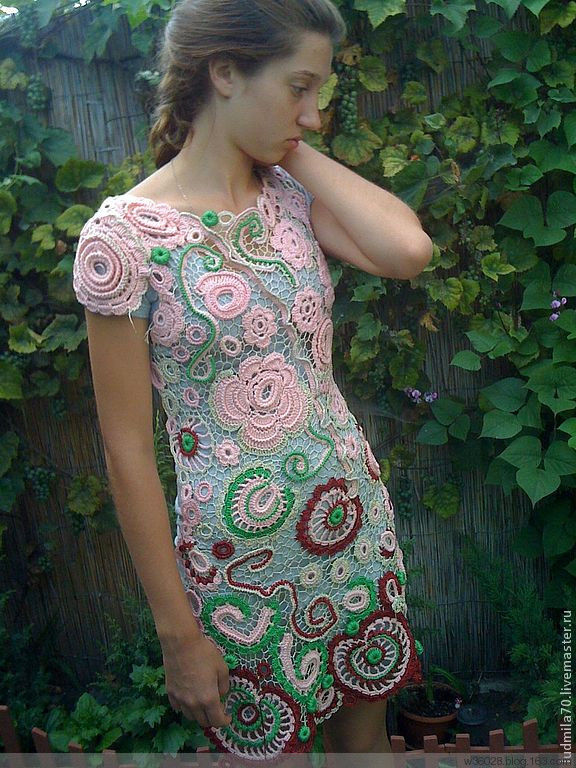 拼花钩裙 - 钩织乐趣 - 钩织乐趣的博客