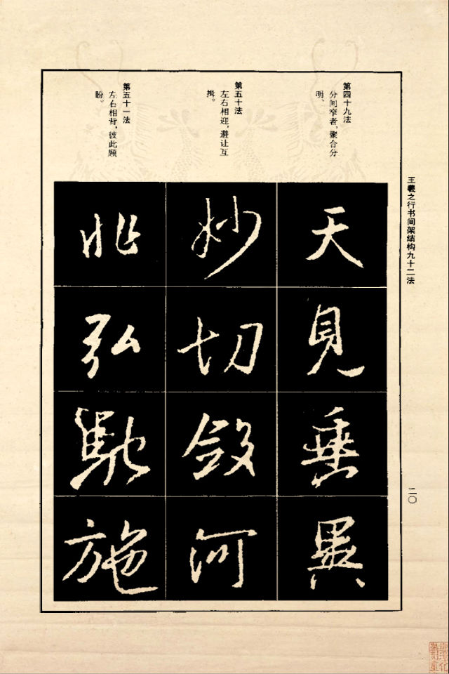 王羲之行书间架结构92法（正版） - 香儿 - xianger