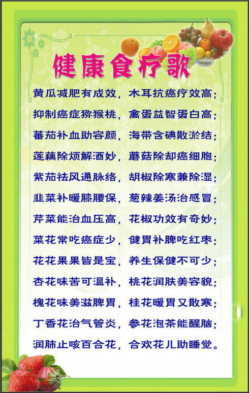 食疗养生歌诀全集！【图文版】 -红杏妹--红杏妹博客