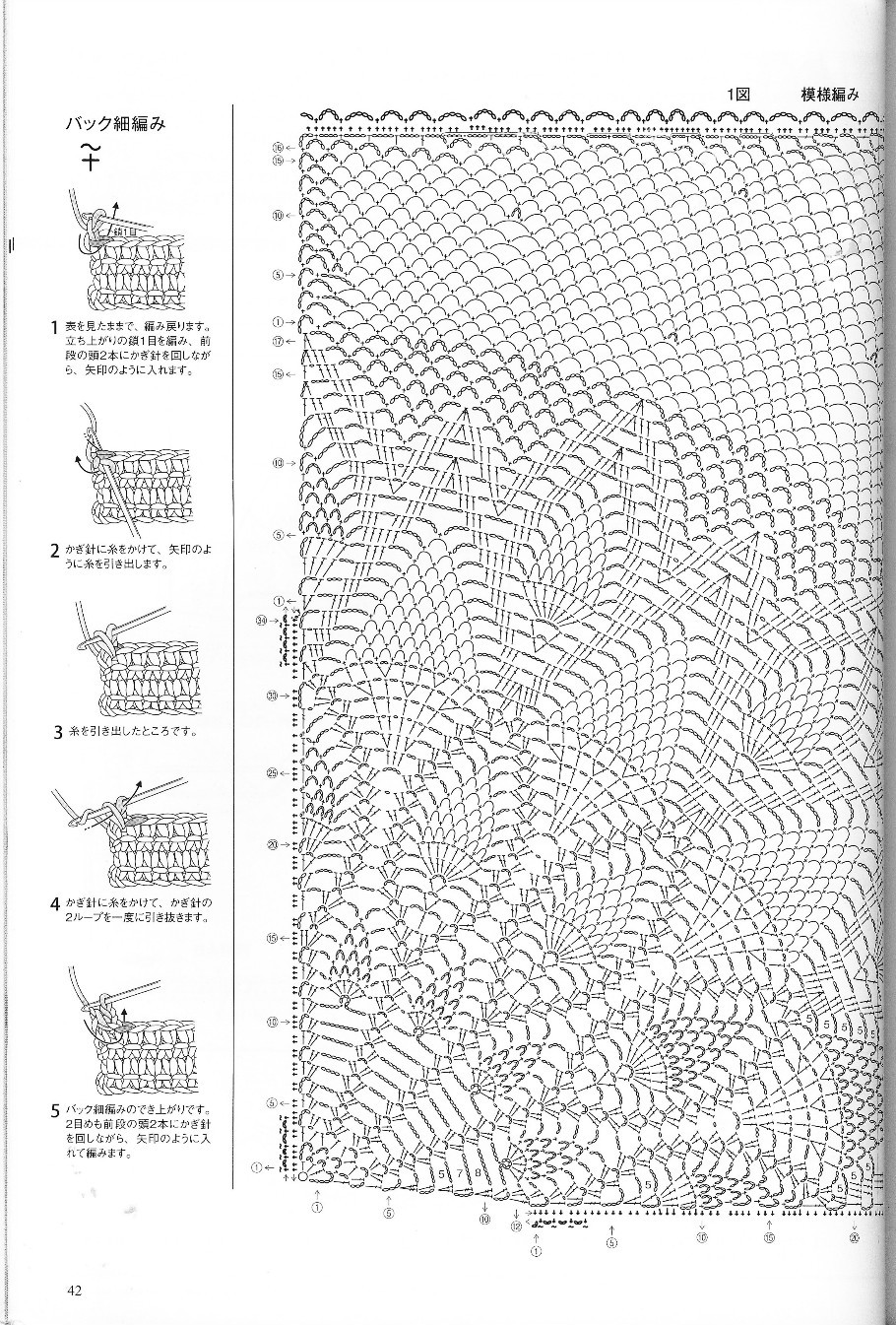 かぎ針あみ 美しいパイナップル模様のニット nv70173  2013 - 沫羽 - 沫羽编织后花园