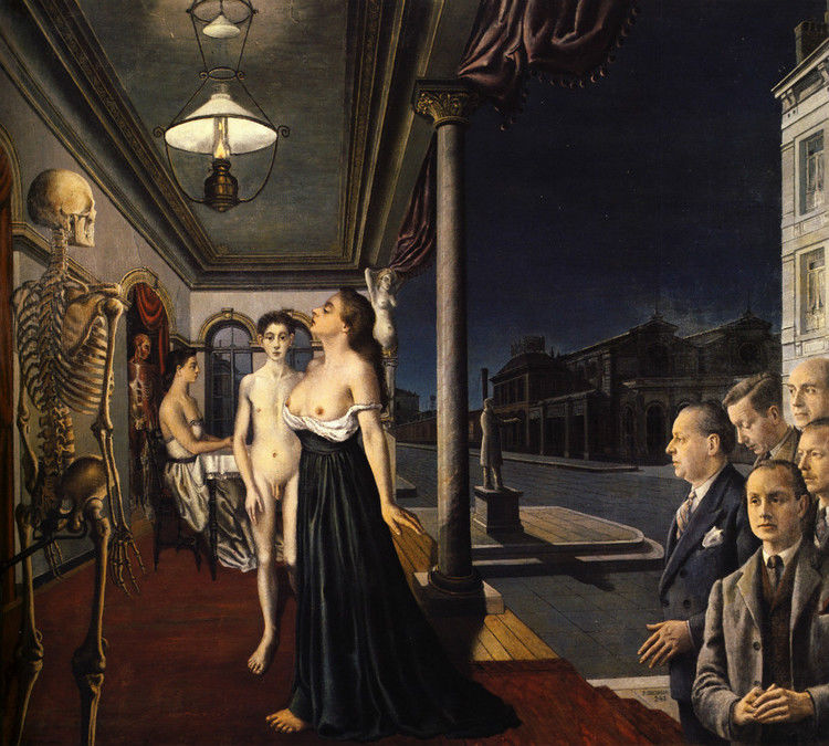 比利时艺术家 保罗·德尔沃  Paul Delvaux - 石墨閣 - 石墨閣