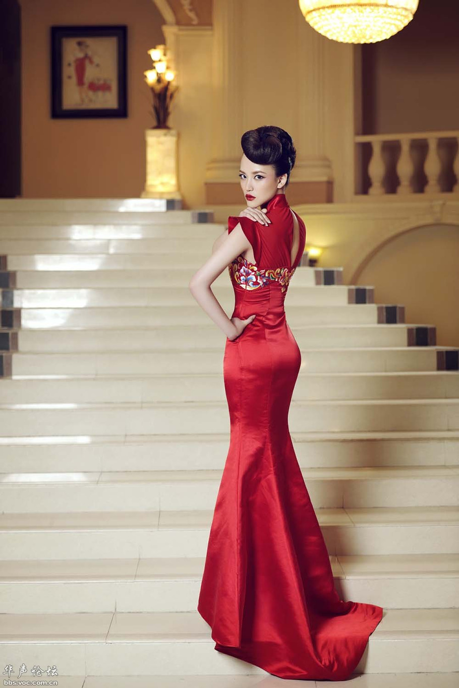 【旗袍美女 】美丽新娘 - 秋叶 - 