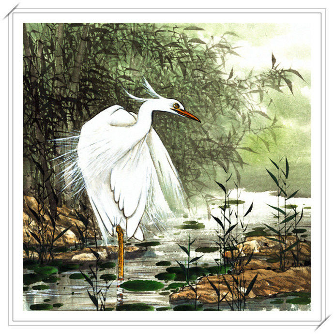清高亮节 -- 刘家生新竹山水画 - 淡泊 - 淡泊