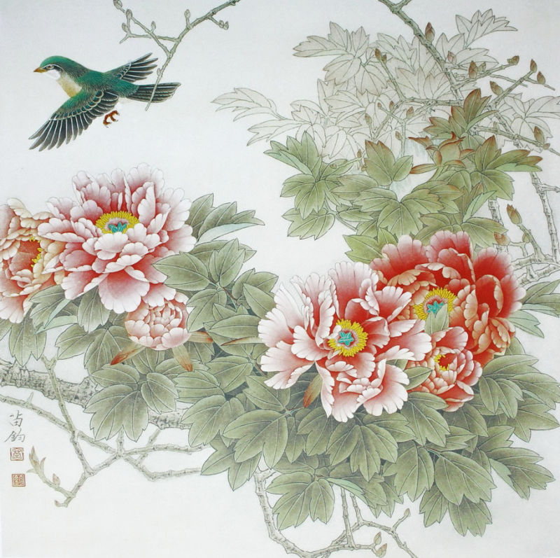 【书画艺术】名家画牡丹精选 - 雁飞墨行 - 雁飞