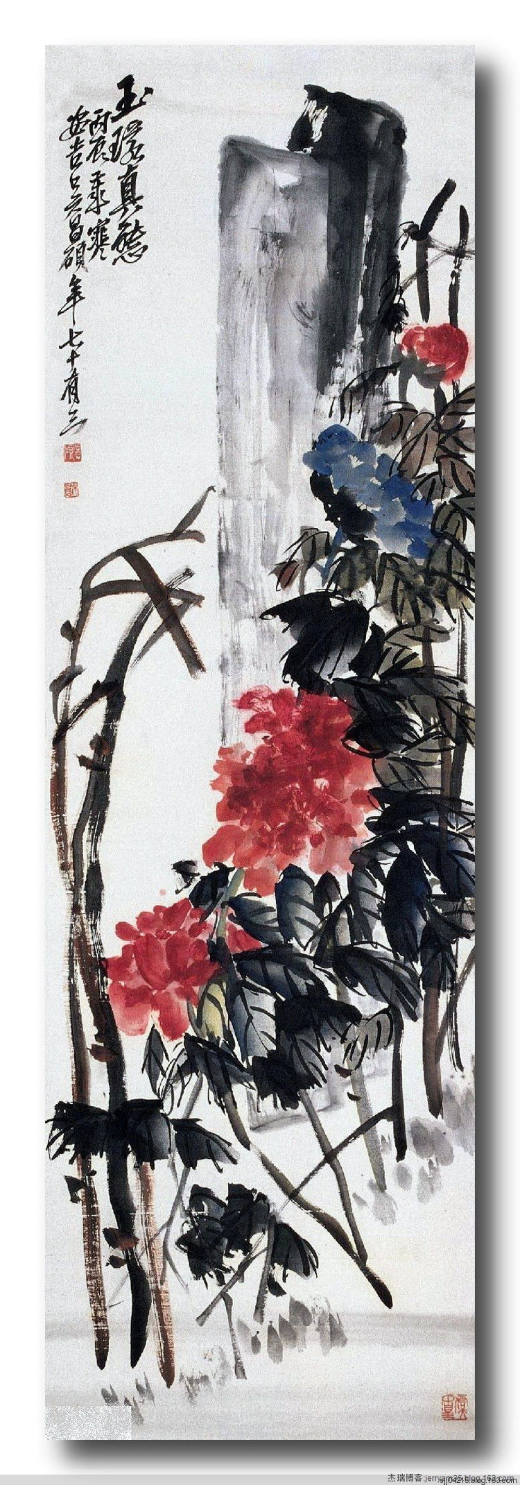 吴昌硕作品精选集（3） - 云破月来花弄影 - 云破月来花弄影