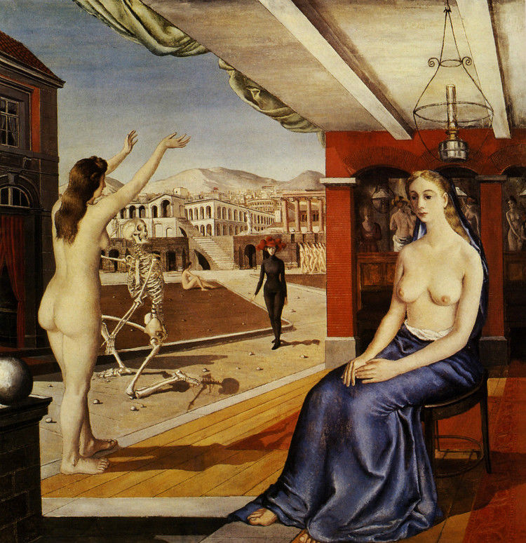 比利时艺术家 保罗·德尔沃  Paul Delvaux - 石墨閣 - 石墨閣