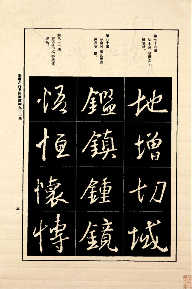 王羲之行书间架结构92法（正版） - 香儿 - xianger