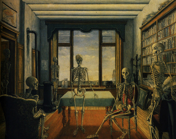比利时艺术家 保罗·德尔沃  Paul Delvaux - 石墨閣 - 石墨閣