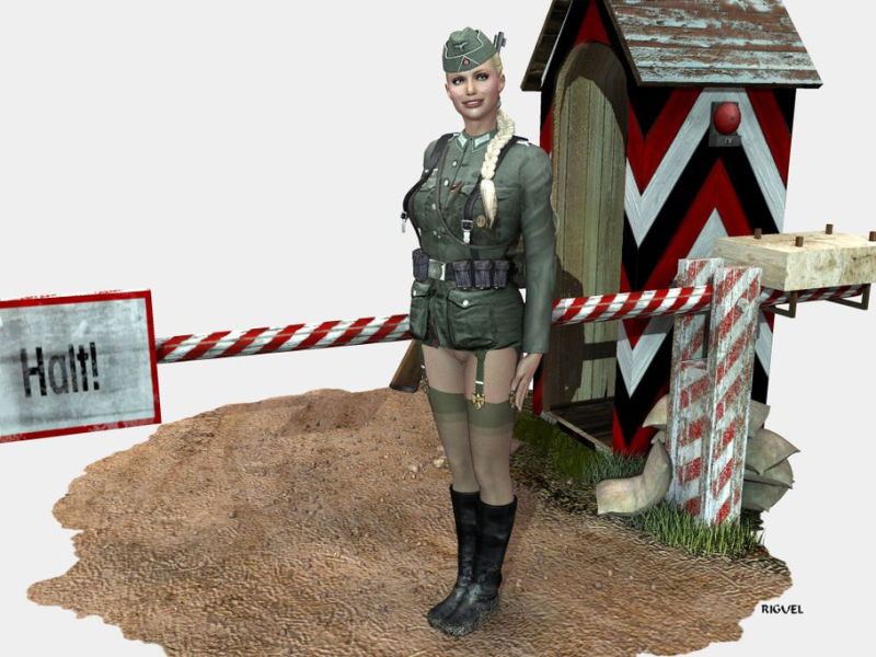 二战中的另类裸露艺术 - 沉默的麻雀 - 沉默的麻雀的博客