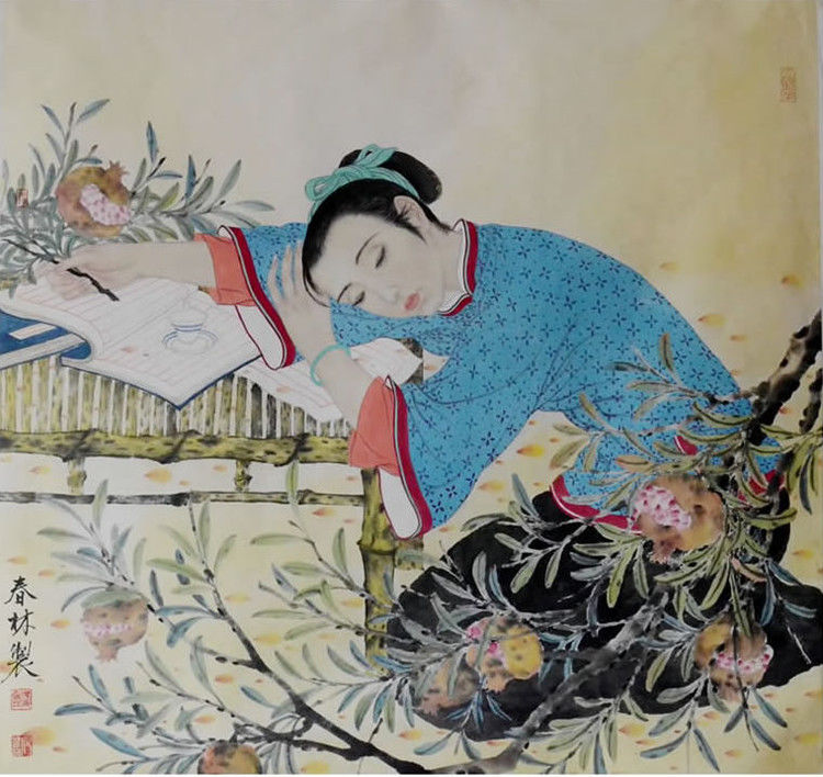 生宣重彩：从技巧到观念－倪春林的工笔人物画 - 石墨閣 - 石墨閣