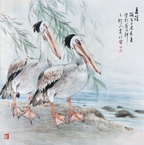 花鸟世界梦亦香│台湾国画大师黄明贤作品。 - │Icê Blüe│ - ∑xtent°∧rt，2011