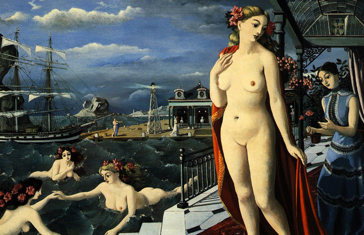 比利时艺术家 保罗·德尔沃  Paul Delvaux - 石墨閣 - 石墨閣
