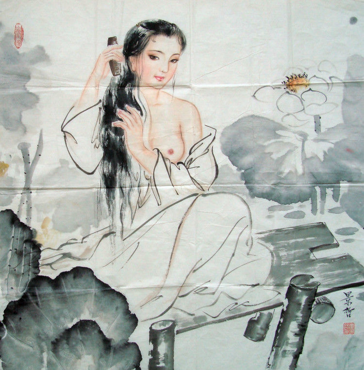 中青年艺术家 崔景哲［浓墨重彩］工笔人物画 - 石墨閣 - 石墨閣