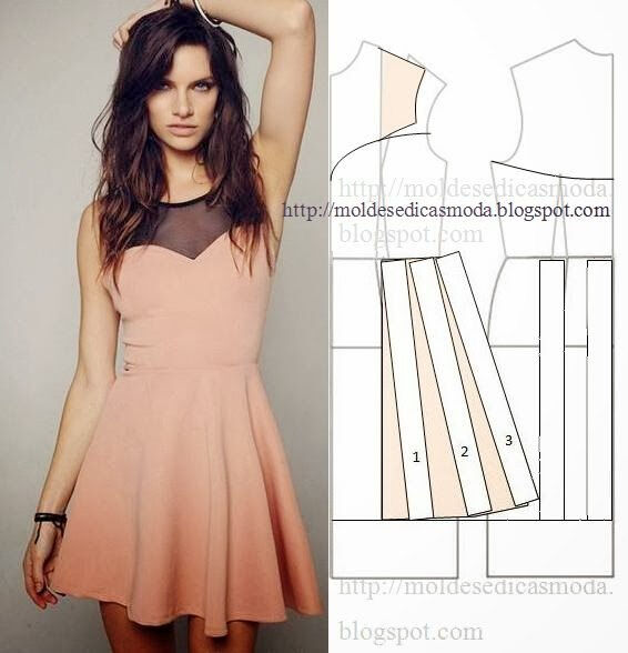 платье выкройка1 (566x588, 159Kb)