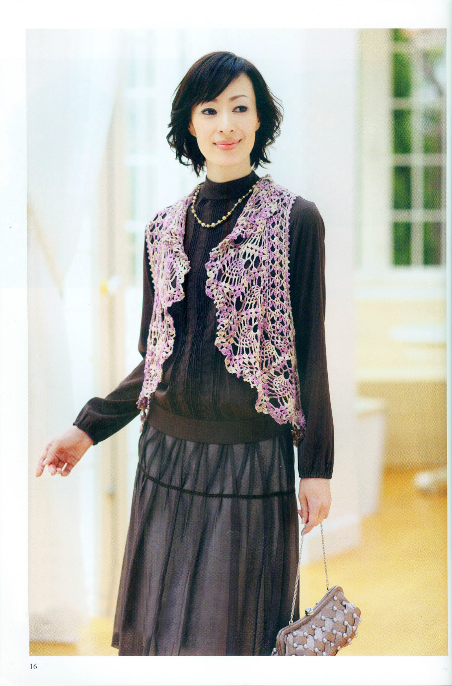 かぎ針あみ 美しいパイナップル模様のニット nv70173  2013 - 沫羽 - 沫羽编织后花园