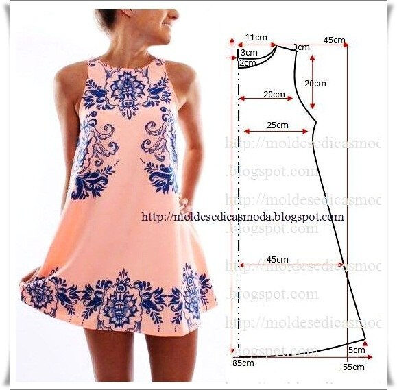 платье выкройка15 (579x569, 234Kb)