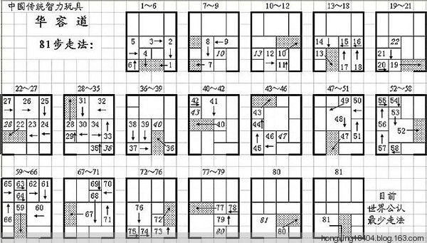 中国的难题 鲁班锁 华容道 -  红杏 - 红杏