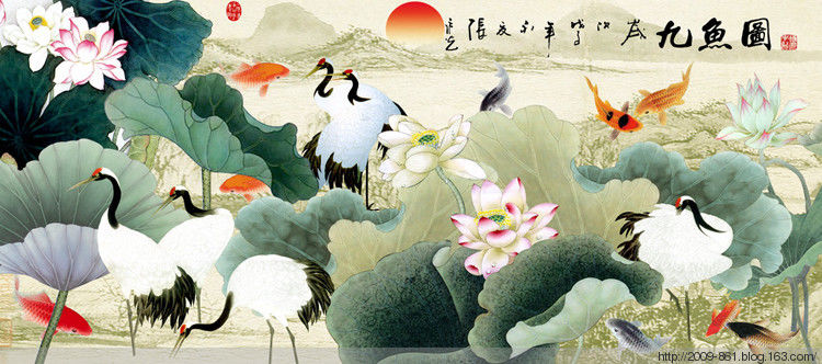 吉祥富贵“九鱼图“99幅，太漂亮了 - 宝贝梦 - 分享美丽·分享快乐·品味人生