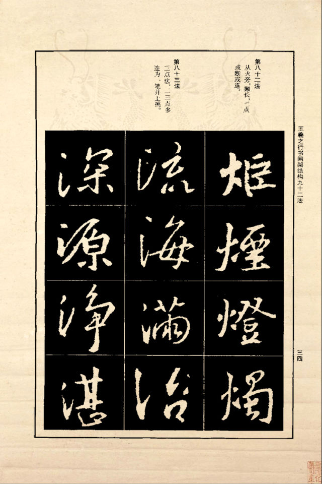 王羲之行书间架结构92法（正版） - 香儿 - xianger