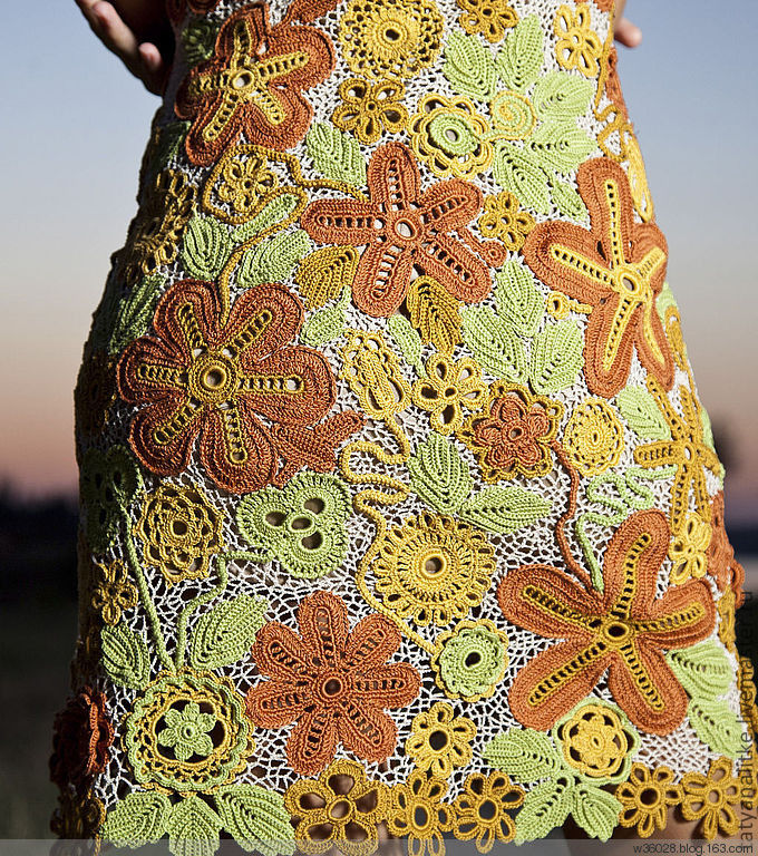 爱尔兰拼花裙（一） - 钩织乐趣 - 钩织乐趣的博客