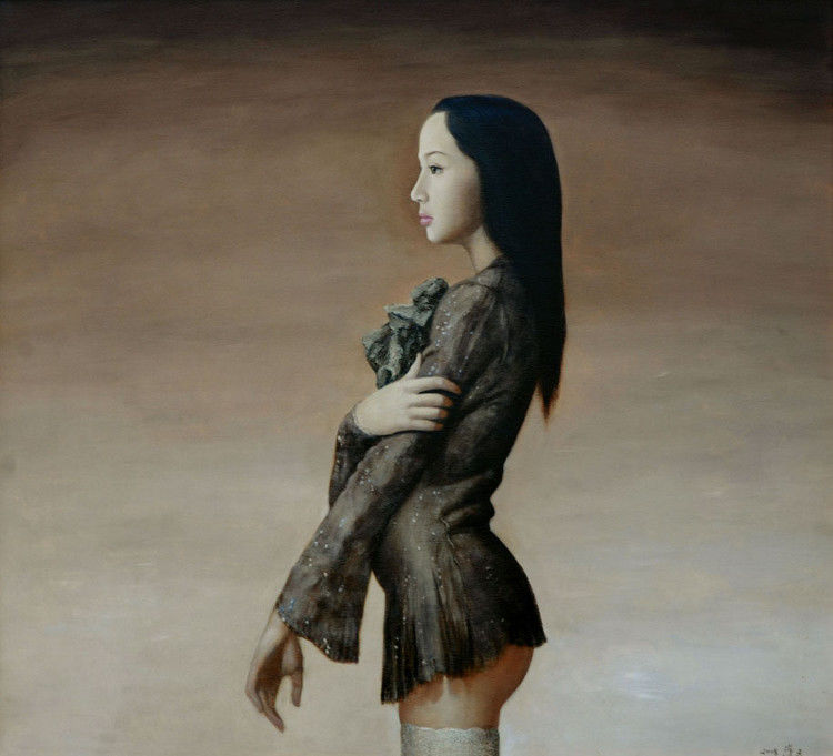 陈漫天的美女油画作品。 - │Icê Blüe│ - ∑xtent°∧rt，
