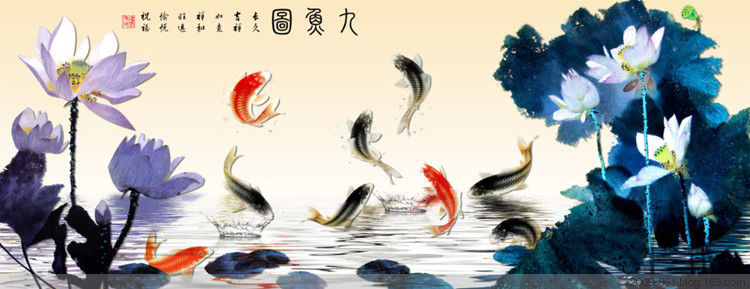 吉祥富贵“九鱼图“99幅，太漂亮了 - 宝贝梦 - 分享美丽·分享快乐·品味人生