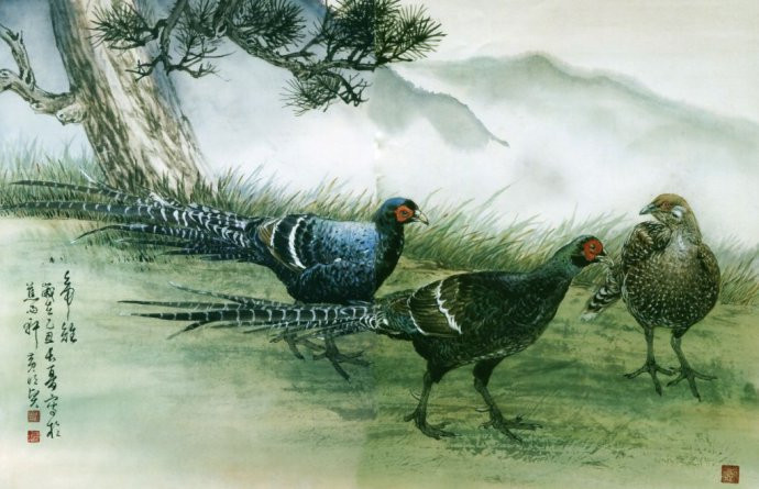 花鸟世界梦亦香│台湾国画大师黄明贤作品。 - │Icê Blüe│ - ∑xtent°∧rt，2011