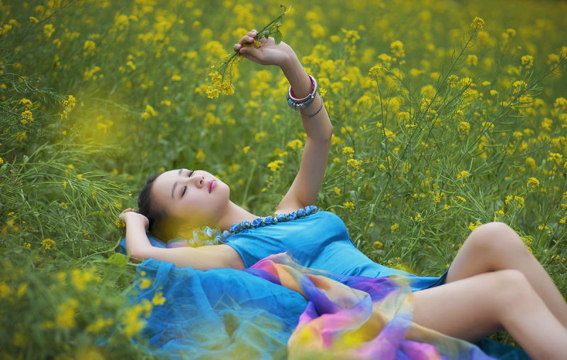 《春姑娘》【油菜花仙子】 - 魅影沉香 - .