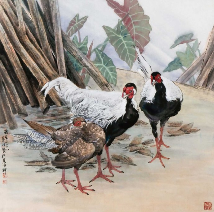 花鸟世界梦亦香│台湾国画大师黄明贤作品。 - │Icê Blüe│ - ∑xtent°∧rt，2011