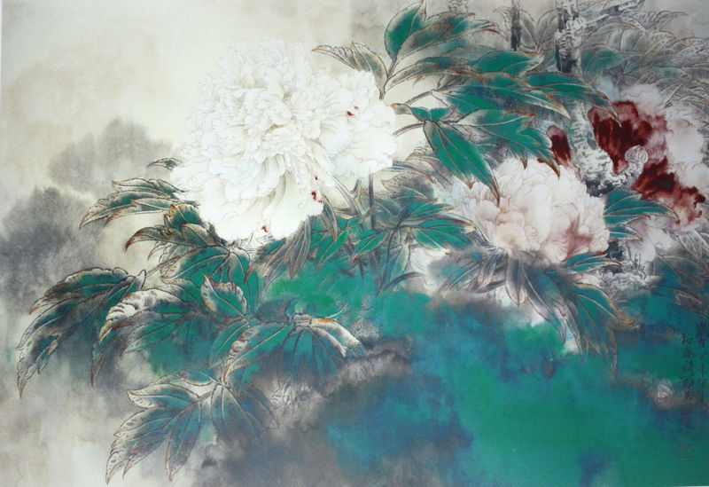 【书画艺术】名家画牡丹精选 - 雁飞墨行 - 雁飞