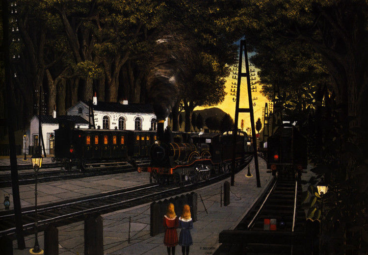 比利时艺术家 保罗·德尔沃  Paul Delvaux - 石墨閣 - 石墨閣