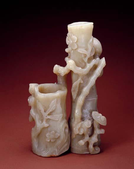 文房清玩(笔洗 笔筒 笔架 笔插 笔掭 砚滴 砚屏 水盂 墨床 臂搁 镇纸 印章 印盒 山子 - 苍茫大漠 - 苍茫大漠 的博客