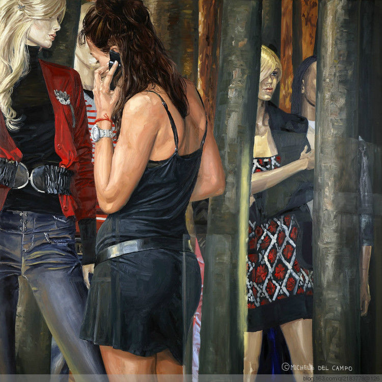 意大利艺术家Michele.Del.Campo绘画作品（2） - 秦之后裔伯 - 秦之后裔伯