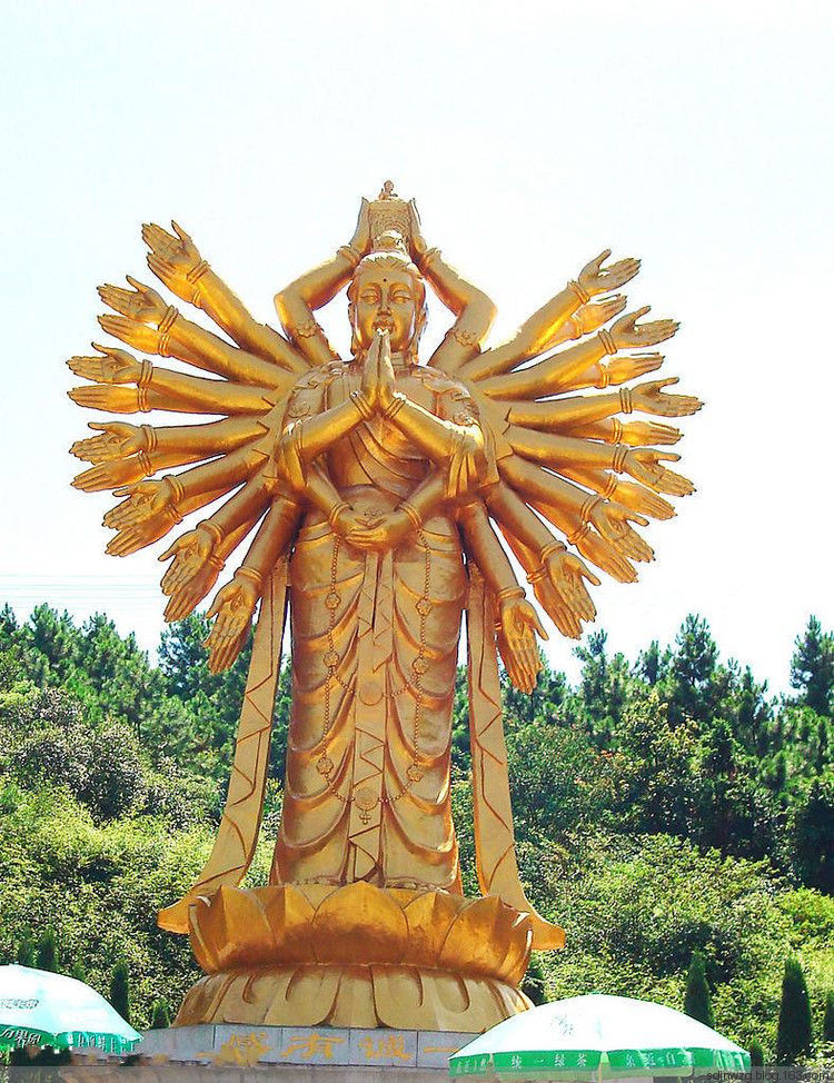 庄严的千手观音菩萨像 - sdjnwzg - WZG的博客