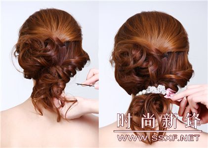 俏丽拧编造型步骤三